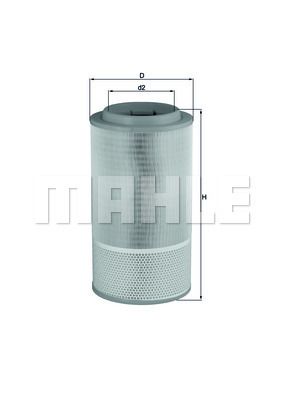 Obrázok Vzduchový filter MAHLE  LX1024