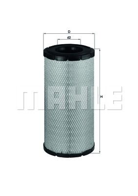 Obrázok Vzduchový filter MAHLE  LX110