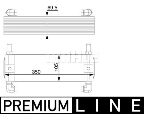 Obrázok Chladič oleja automatickej prevodovky MAHLE BEHR *** PREMIUM LINE *** CLC15000P