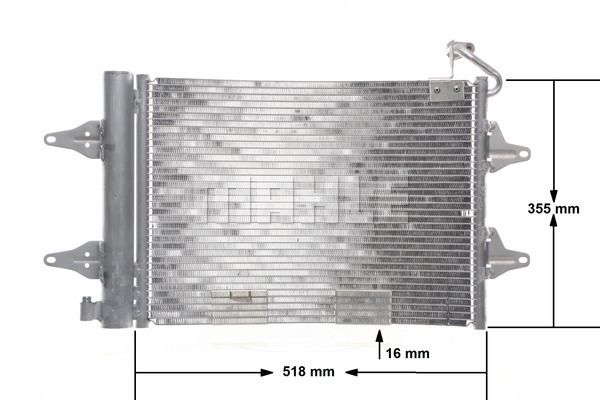 Obrázok Kondenzátor klimatizácie MAHLE BEHR AC359000S