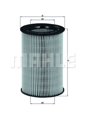 Obrázok Vzduchový filter MAHLE  LX1805