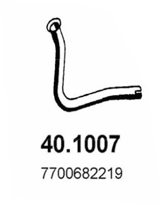 Obrázok Výfukové potrubie ASSO  401007