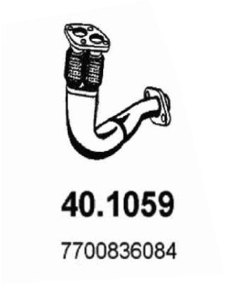 Obrázok Výfukové potrubie ASSO  401059