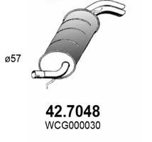 Obrázok Koncový tlmič výfuku ASSO  427048
