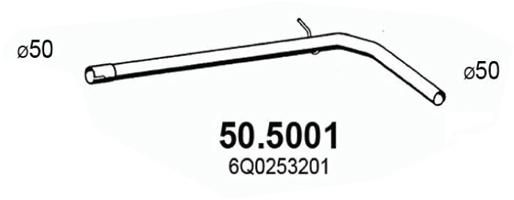 Obrázok Výfukové potrubie ASSO  505001