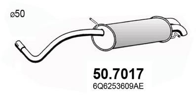 Obrázok Koncový tlmič výfuku ASSO  507017