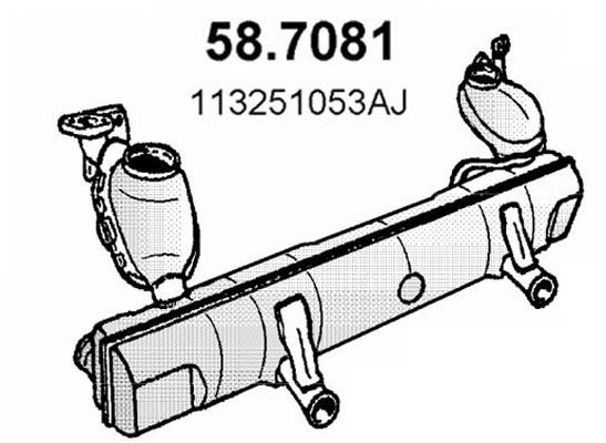 Obrázok Koncový tlmič výfuku ASSO  587081