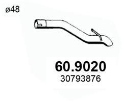 Obrázok Výfukové potrubie ASSO  609020