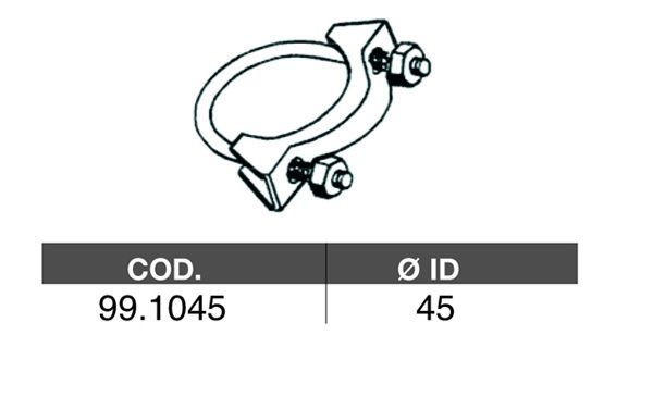 Obrázok Spojka trubiek výfukového systému ASSO  991045