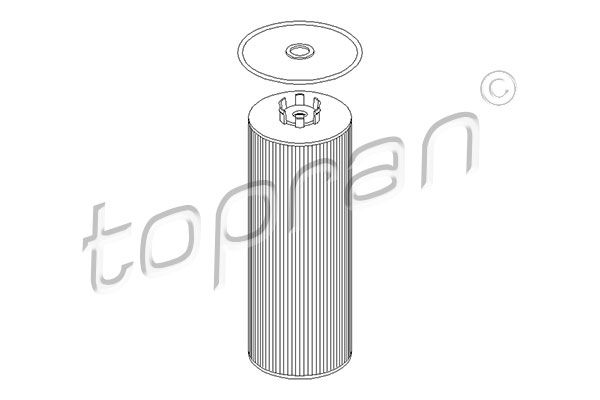 Obrázok Olejový filter TOPRAN  108078