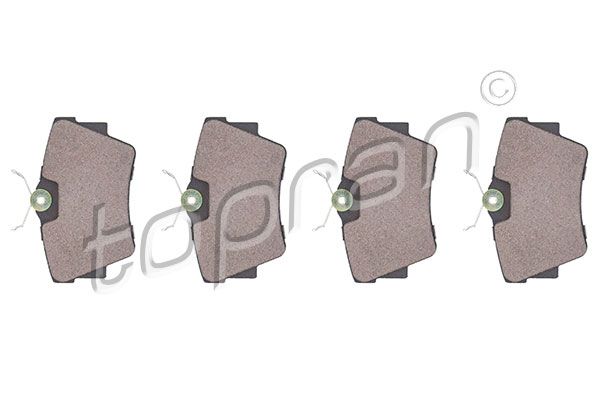 Obrázok Sada brzdových platničiek kotúčovej brzdy TOPRAN  207090