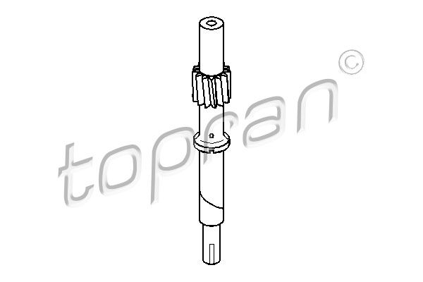 Obrázok Hriadeľ tachometra TOPRAN  107402