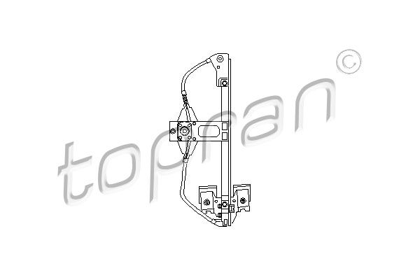 Obrázok Mechanizmus zdvíhania okna TOPRAN  103157