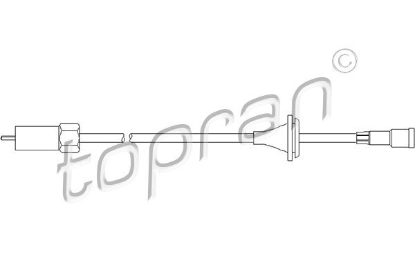 Obrázok Hriadeľ tachometra TOPRAN  202220