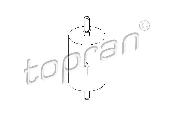 Obrázok Palivový filter TOPRAN  207024