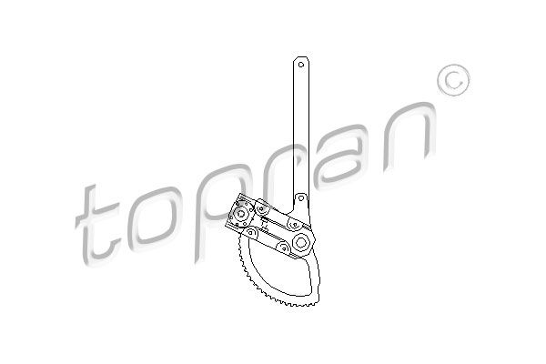 Obrázok Mechanizmus zdvíhania okna TOPRAN  401669