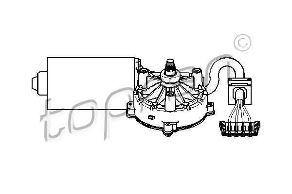 Obrázok Motor stieračov TOPRAN  401531
