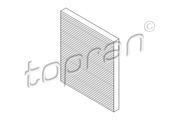 Obrázok Filter vnútorného priestoru TOPRAN  303997