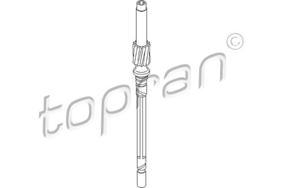 Obrázok Hriadeľ tachometra TOPRAN  107535