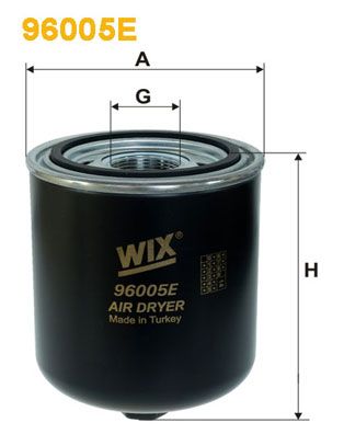 Obrázok Vysúżacie puzdro vzduchu pre pneumatický systém WIX FILTERS  96005E