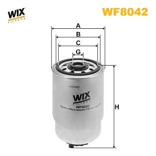 Obrázok Palivový filter WIX FILTERS  WF8042