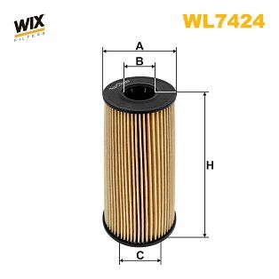 Obrázok Olejový filter WIX FILTERS  WL7424