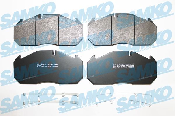 Obrázok Sada brzdových platničiek kotúčovej brzdy SAMKO  5SP1152