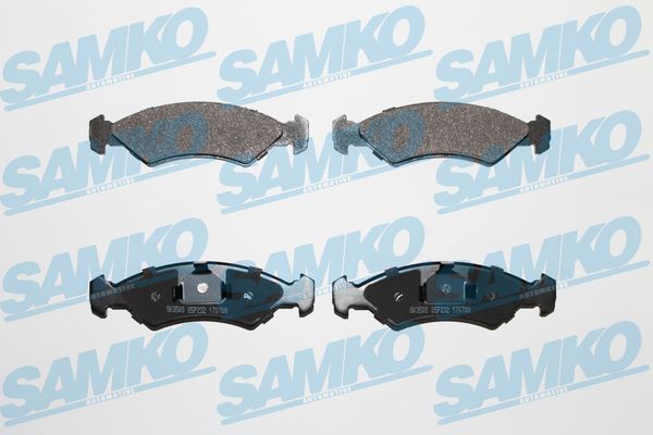 Obrázok Sada brzdových platničiek kotúčovej brzdy SAMKO  5SP232