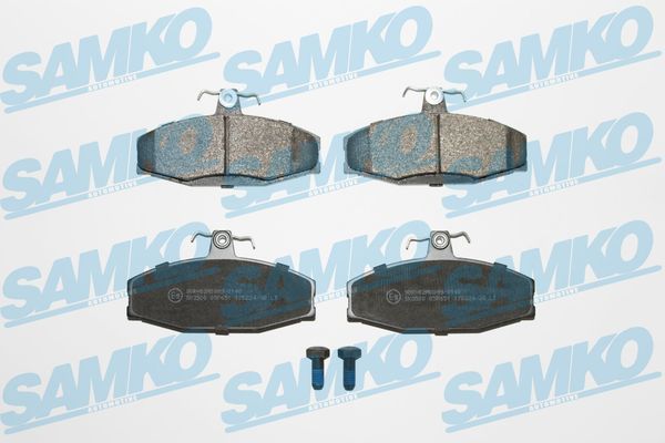 Obrázok Sada brzdových platničiek kotúčovej brzdy SAMKO  5SP651