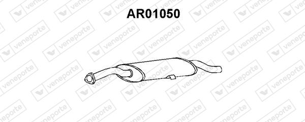 Obrázok Koncový tlmič výfuku VENEPORTE  AR01050