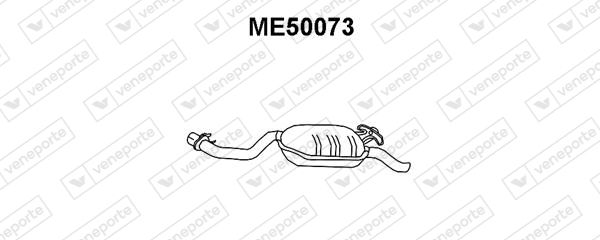 Obrázok Koncový tlmič výfuku VENEPORTE  ME50073