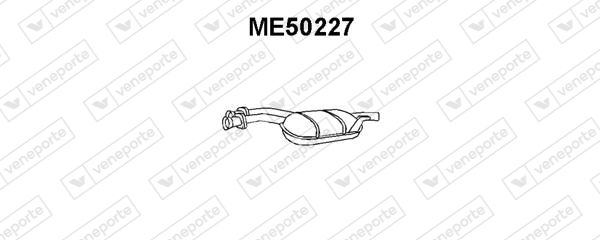 Obrázok Stredný tlmič výfuku VENEPORTE  ME50227