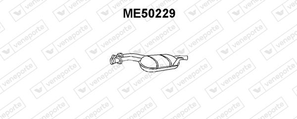 Obrázok Stredný tlmič výfuku VENEPORTE  ME50229