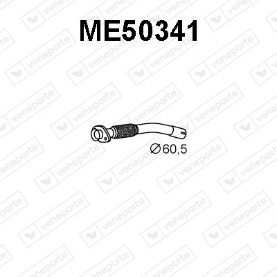 Obrázok Opravné potrubie pre katalyzátor VENEPORTE  ME50341