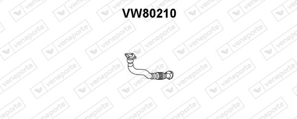 Obrázok Výfukové potrubie VENEPORTE  VW80210