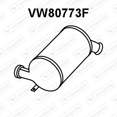 Obrázok Filter sadzí/pevných častíc výfukového systému VENEPORTE  VW80773F