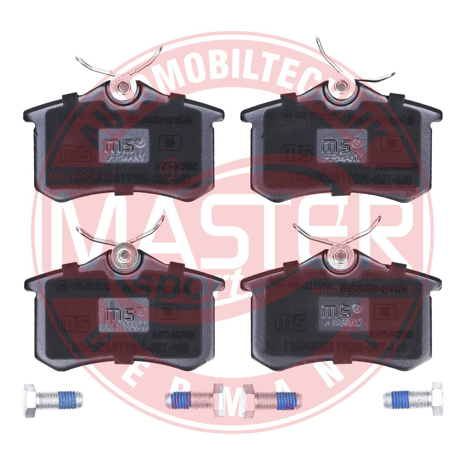 Obrázok Sada brzdových platničiek kotúčovej brzdy MASTER-SPORT GERMANY Premium 13046028192NSETMS