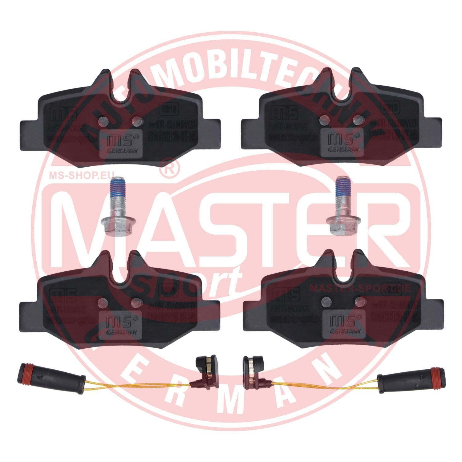 Obrázok Sada brzdových platničiek kotúčovej brzdy MASTER-SPORT GERMANY Premium 13046038212NSETMS