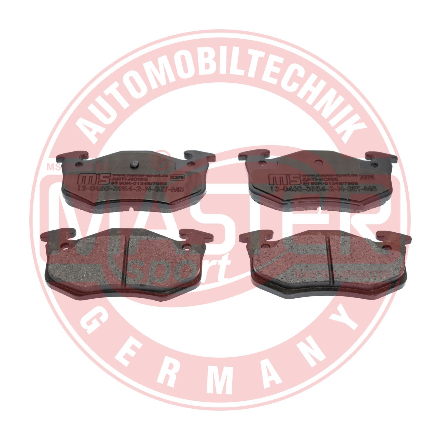 Obrázok Sada brzdových platničiek kotúčovej brzdy MASTER-SPORT GERMANY Premium 13046039542NSETMS