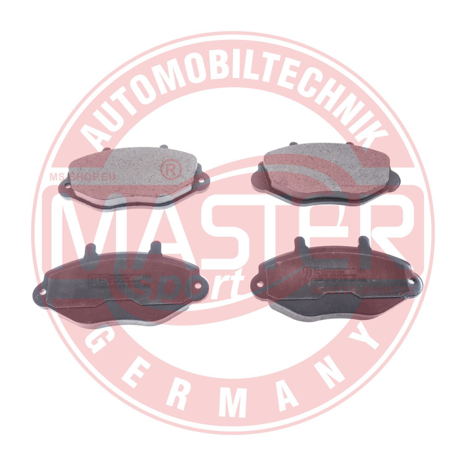 Obrázok Sada brzdových platničiek kotúčovej brzdy MASTER-SPORT GERMANY Premium 13046039592NSETMS