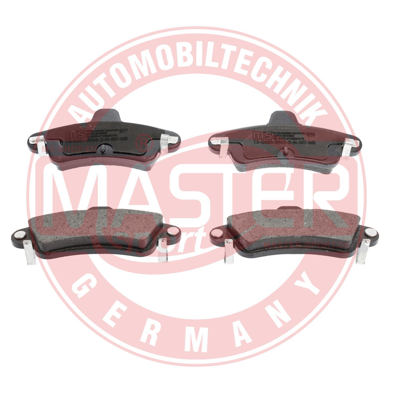 Obrázok Sada brzdových platničiek kotúčovej brzdy MASTER-SPORT GERMANY Premium 13046039632NSETMS