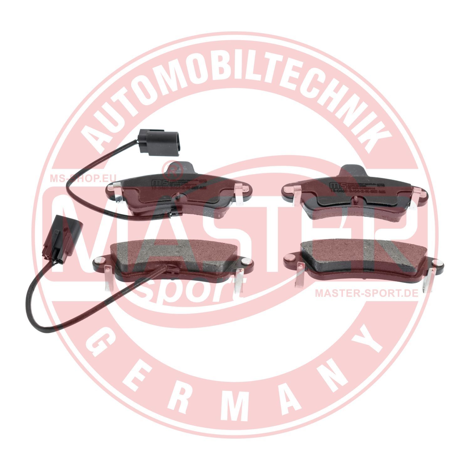 Obrázok Sada brzdových platničiek kotúčovej brzdy MASTER-SPORT GERMANY Premium 13046039642NSETMS