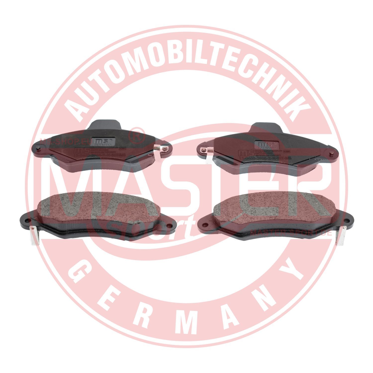 Obrázok Sada brzdových platničiek kotúčovej brzdy MASTER-SPORT GERMANY Premium 13046039652NSETMS