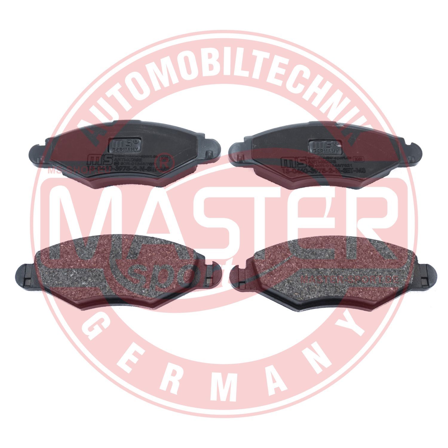 Obrázok Sada brzdových platničiek kotúčovej brzdy MASTER-SPORT GERMANY Premium 13046039752NSETMS