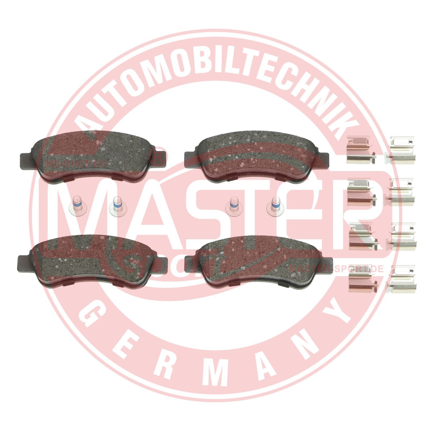 Obrázok Sada brzdových platničiek kotúčovej brzdy MASTER-SPORT GERMANY Premium 13046048122NSETMS