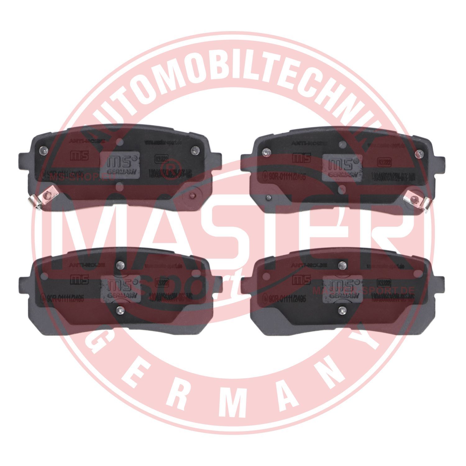 Obrázok Sada brzdových platničiek kotúčovej brzdy MASTER-SPORT GERMANY Premium 13046056362NSETMS