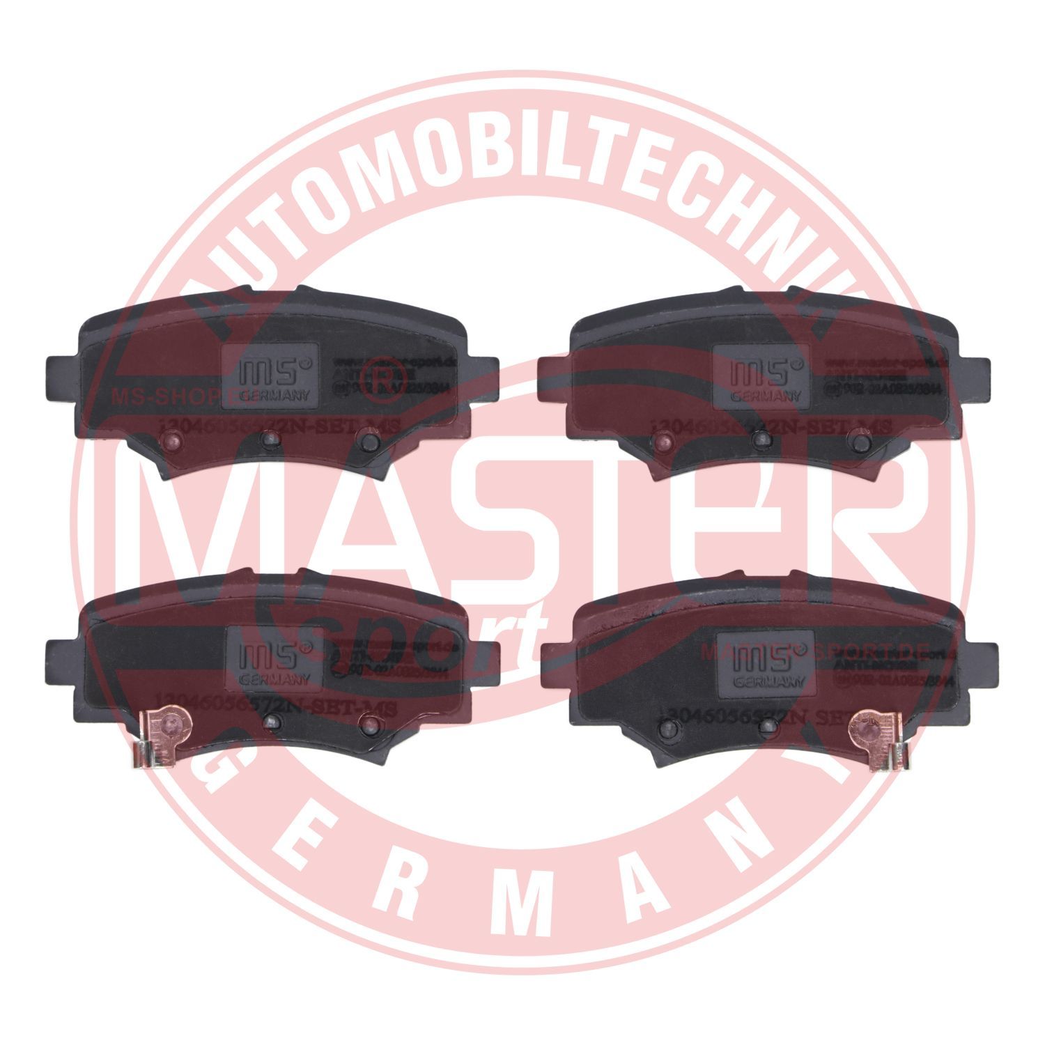 Obrázok Sada brzdových platničiek kotúčovej brzdy MASTER-SPORT GERMANY Premium 13046056572NSETMS