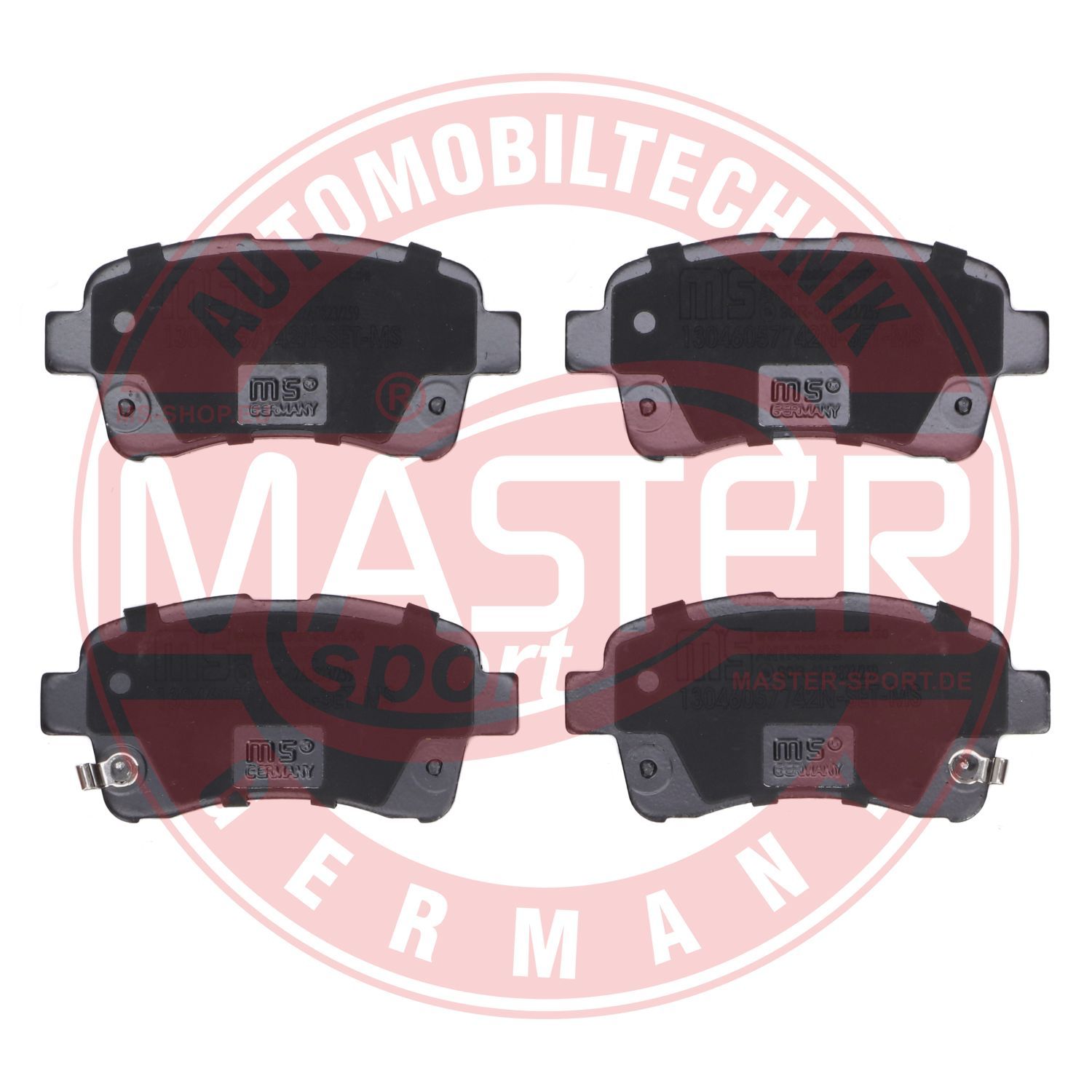 Obrázok Sada brzdových platničiek kotúčovej brzdy MASTER-SPORT GERMANY Premium 13046057742NSETMS