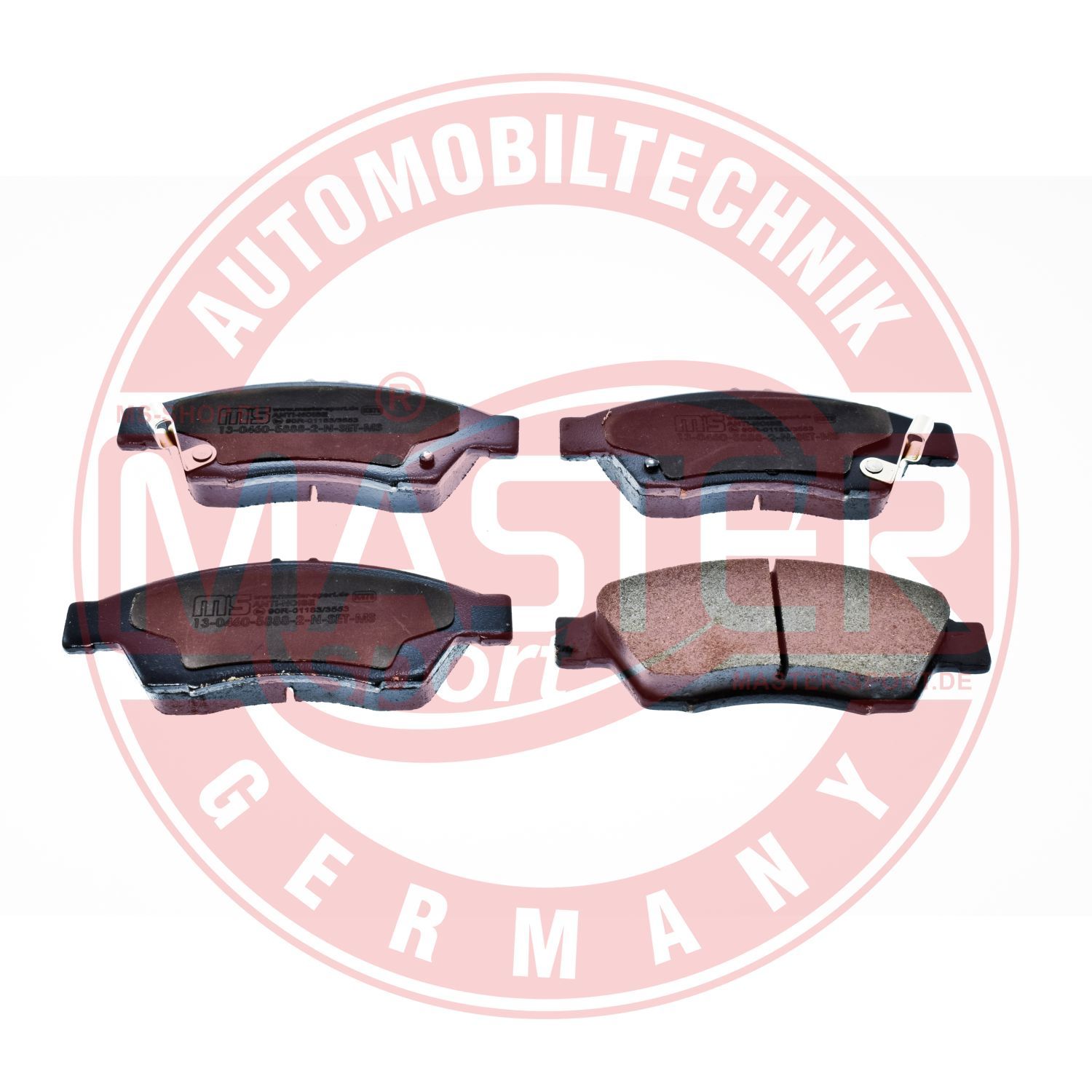 Obrázok Sada brzdových platničiek kotúčovej brzdy MASTER-SPORT GERMANY Premium 13046058882NSETMS