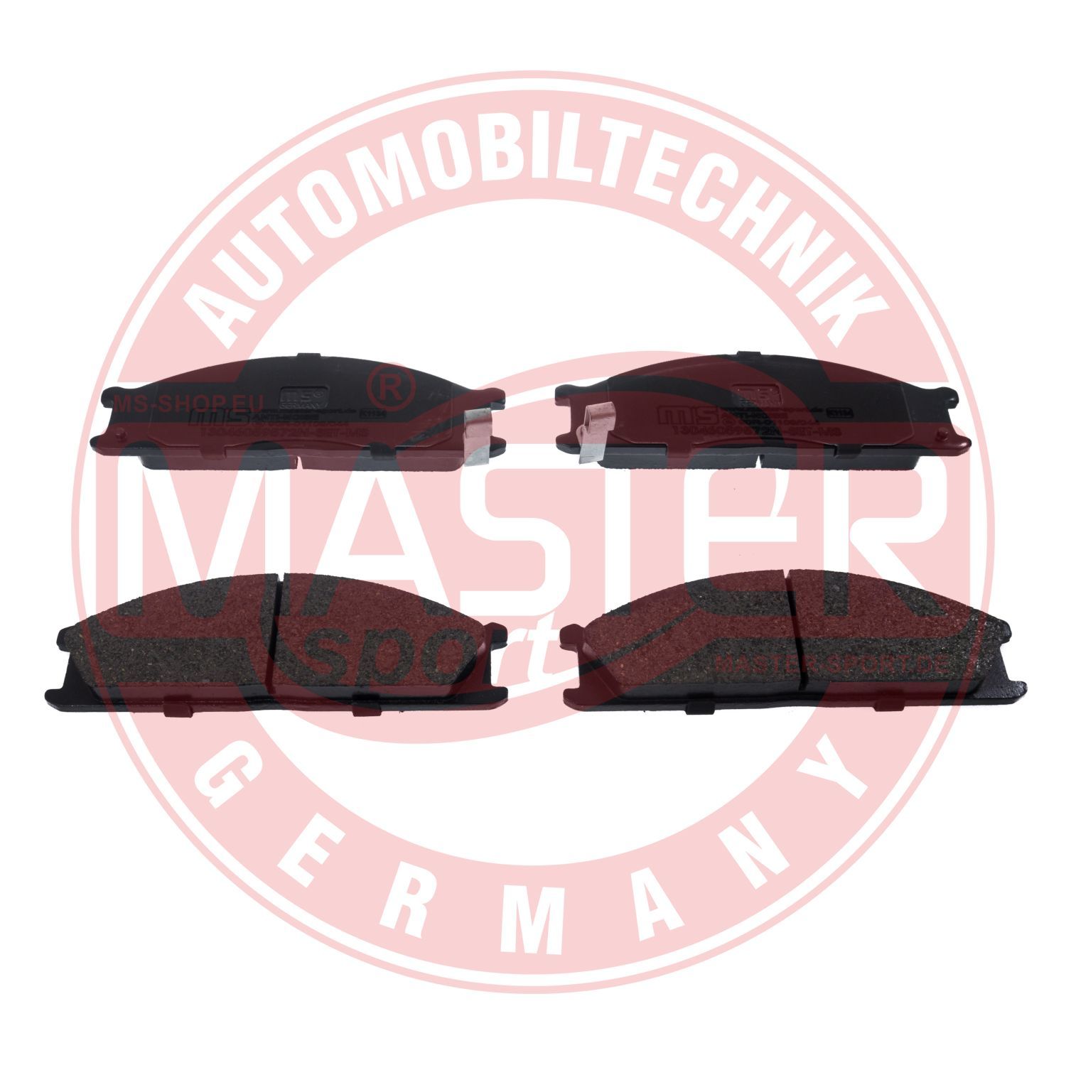 Obrázok Sada brzdových platničiek kotúčovej brzdy MASTER-SPORT GERMANY Premium 13046059572NSETMS